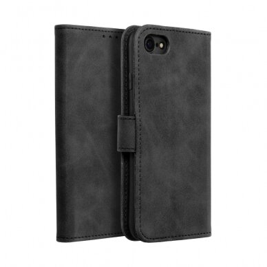 Iphone 7/8/SE black VELVET dėklas 2