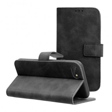 Iphone 7/8/SE black VELVET dėklas 1