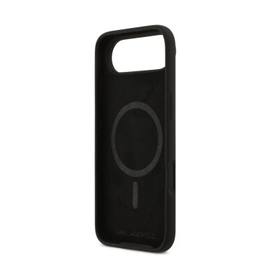 iPhone AIR black MagSafe Silicone KC Body Ring KARL LAGERFELD nugarėlė 2
