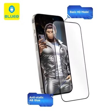 iPhone AIR black pilnas Mr. Monkey 5D stiklas 5