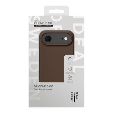 iPhone AIR iDeal Of Sweden Silicone MagSafe Mocha Mousse nugarėlė 4 iPhone AIR iDeal Of Sweden Silicone MagSafe Mocha Mousse nugarėlė 4