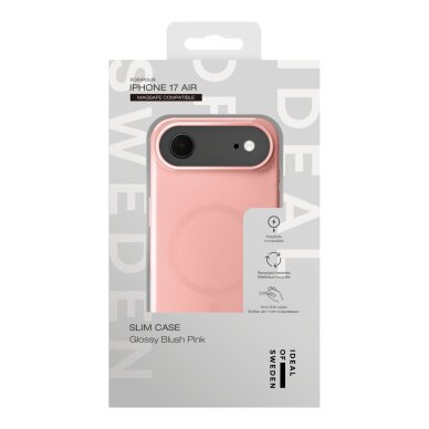 iPhone AIR iDeal Of Sweden Slim MagSafe Glossy Blush Pink nugarėlė 3