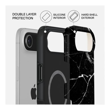 iPhone AIR MagSafe Noir Origin Tough BURGA nugarėlė 1