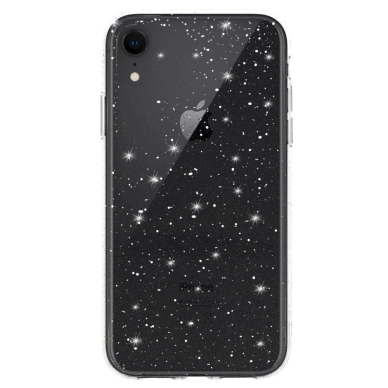 iPhone XR clear Crystal Glitter nugarėlė 1