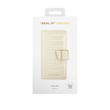 iPhone XR iDeal Of Sweden dėklas Wallet Beige 1