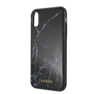 iPhone XR juoda GUESS nugarėlė GUHCI61HYMABK 3