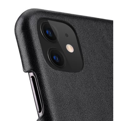 iPhone XR juoda odinė MELKCO CARD V2 nugarėlė 4