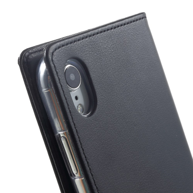 iPhone XR juodas MERCURY RICH DIARY dėklas 5