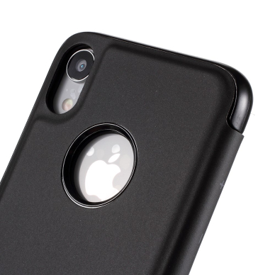 iPhone XR juodas VIEW WINDOW dėklas 10