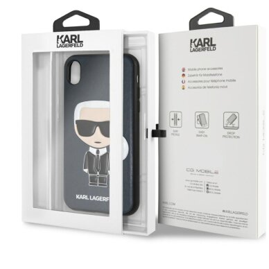 iPhone XR mėlyna KARL LAGERFELD nugarėlė KLHCI61IKPUBL 13