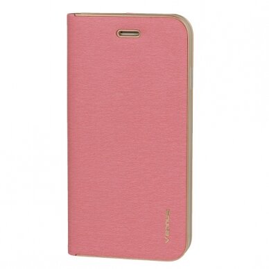 Iphone XR šviesiai rožinis VENBOOK dėklas