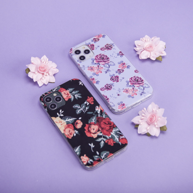 iPhone XR Trendy nugarėlė Flowers2 5