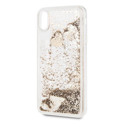 iPhone XS MAX aukso spalvos GUESS nugarėlė GUHCI65GLHFLGO 3
