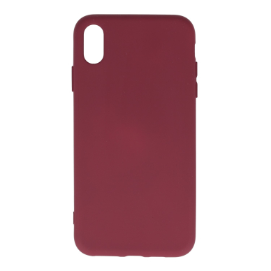 iPhone XS MAX bordo SILICONE LITE nugarėlė