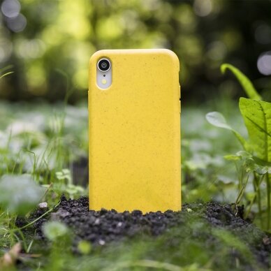iPhone XS MAX geltona ECO wheat nugarėlė 1