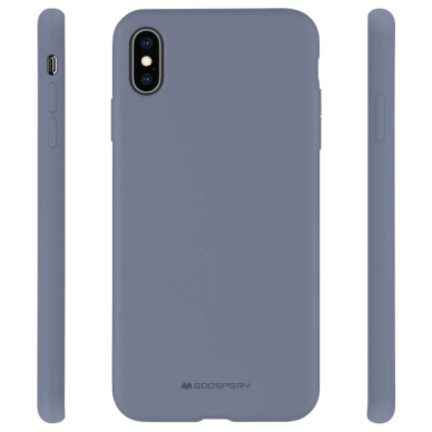 iPhone XS MAX grey blue MERCURY SILICONE nugarėlė 1