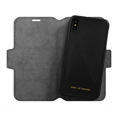 iPhone XS MAX iDeal Of Sweden dėklas Wallet Black 3