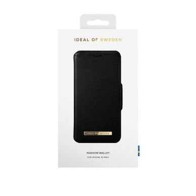 iPhone XS MAX iDeal Of Sweden dėklas Wallet Black 1