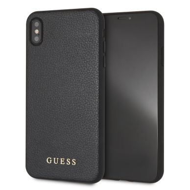 iPhone XS MAX juoda GUESS nugarėlė GUHCI65IGLBK