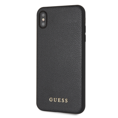 iPhone XS MAX juoda GUESS nugarėlė GUHCI65IGLBK 2