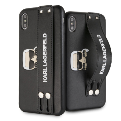 iPhone XS MAX juoda KARL LAGERFELD nugarėlė KLHCI65HA2BK