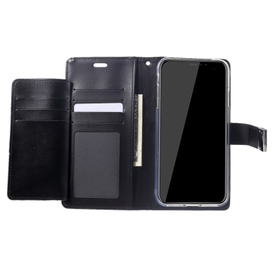 iPhone XS MAX juodas Rich Diary dėklas 4