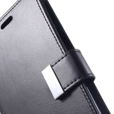 iPhone XS MAX juodas Rich Diary dėklas 6