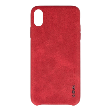 iPhone XS MAX raudona VINTAGE nugarėlė