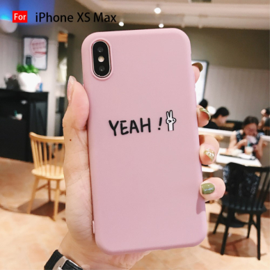 iPhone XS MAX rausva Tracy nugarėlė Yeah