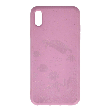 iPhone XS MAX rožinė ECO wheat Ocean nugarėlė