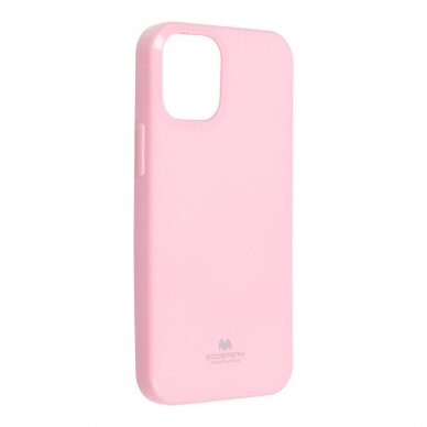 iPhone XS MAX šviesiai rožinė JELLY nugarėlė
