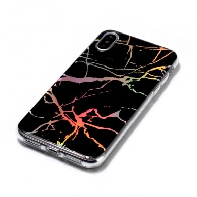 iPhone XS MAX Tracy Black Marble+ nugarėlė 4