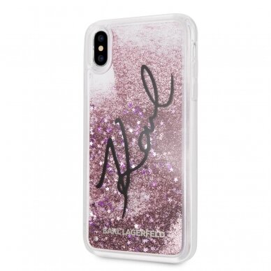 iPhone XS MAX water rausva KARL LAGERFELD nugarėlė KLHCI65SGPI 8