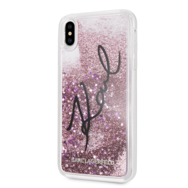 iPhone XS MAX water rausva KARL LAGERFELD nugarėlė KLHCI65SGPI 8
