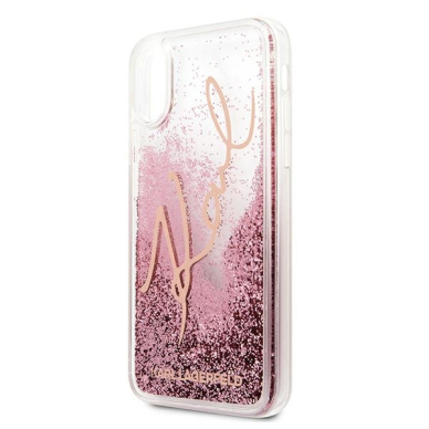 iPhone XS MAX water rausva KARL LAGERFELD nugarėlė KLHCI65SGPI 7
