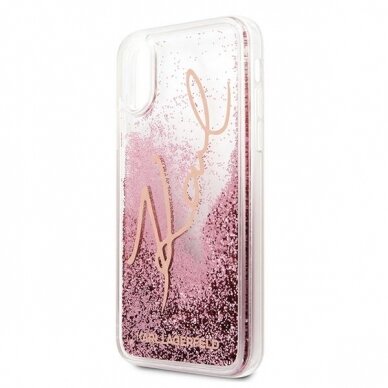 iPhone XS MAX water rausva KARL LAGERFELD nugarėlė KLHCI65SGPI 7