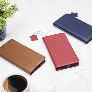 iPhone X/XS juodas odinis GENUINE dėklas 7