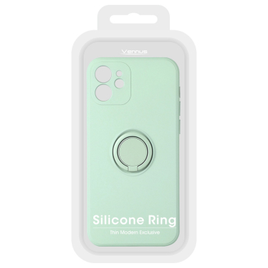 iPhone X/XS light green VENNUS SILICONE RING nugarėlė 10