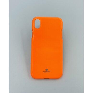 iPhone X/XS oranžinė JELLY FL nugarėlė 2