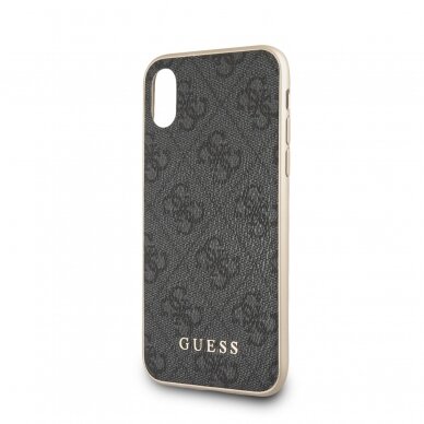 iPhone X/XS pilka GUESS nugarėlė GUHCPXG4GG 3