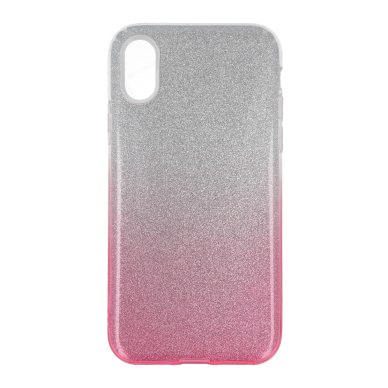 iPhone X/XS rožinė GLITTER3 nugarėlė