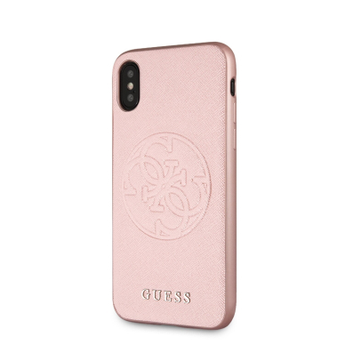 iPhone X/XS šviesiai rožinė GUESS nugarėlė GUHCPXRSSASRG 2