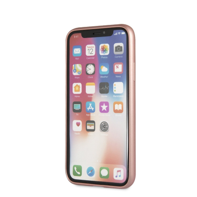 iPhone X/XS šviesiai rožinė GUESS nugarėlė GUHCPXRSSASRG 1