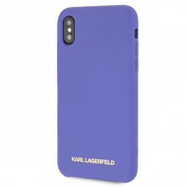 iPhone X/XS violetinė KARL LAGERFELD nugarėlė KLHCPXSLVOG 1