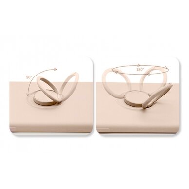 iPhone X/XS violetinė VENNUS SILICONE RING nugarėlė 4