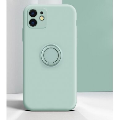 iPhone X/XS violetinė VENNUS SILICONE RING nugarėlė 6