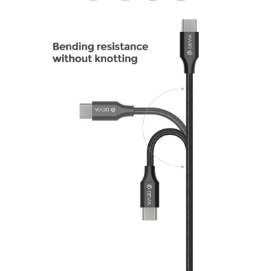 iPhone/iPad Lightning Gracious 2m black laidas DEVIA 1