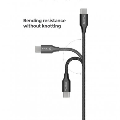 iPhone/iPad Lightning Gracious 2m black laidas DEVIA 1