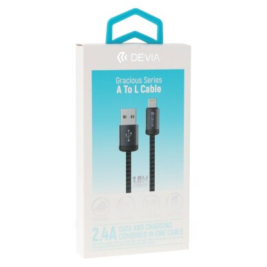 iPhone/iPad LIGHTNING Gracious black laidas DEVIA 1