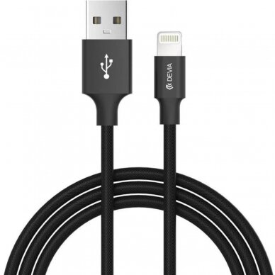 iPhone/iPad LIGHTNING MARS black laidas DEVIA